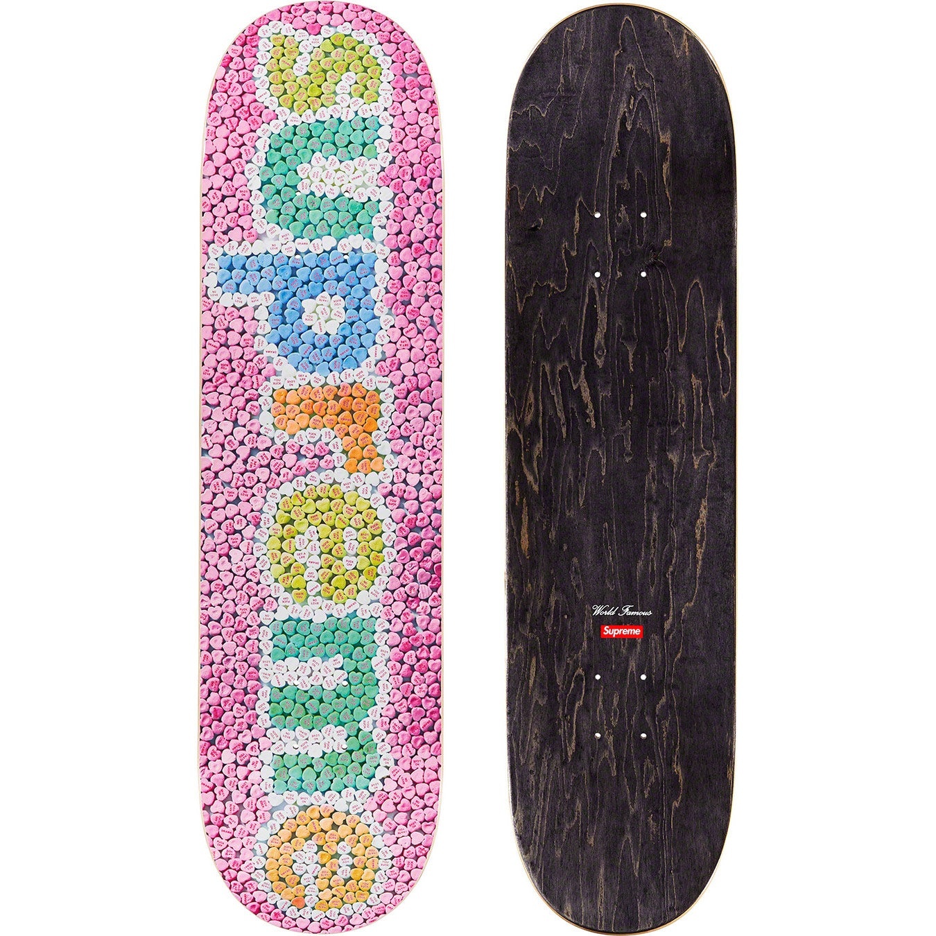 Candy Hearts Skateboard view 2